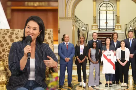 Keiko Fujimori recibi� a titulares de Panam Sports y garantiz� apoyo del Estado