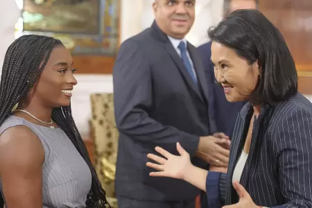 Mandataria recibi� a organizadores de Lima 2027.