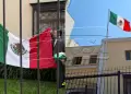 Bandera de M�xico volvi� a flamear sobre su Embajada tras retomar relaciones diplom�ticas con Per�