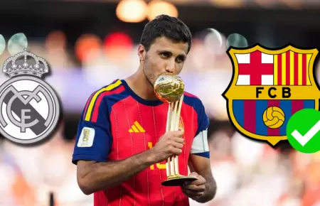 Rodri rechaza al Real Madrid y apunta al FC Barcelona