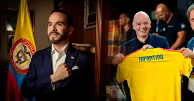 El presidente de la FIFA se encuentra en Cali.