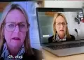 Pol�tica pasa inc�modo momento tras unirse a reuni�n virtual desde el ba�o: "Podemos ver tu ropa tendida"