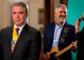 Expresidente colombiano Iv�n Duque celebra sus 50 a�os cantando un cl�sico del rock en espa�ol