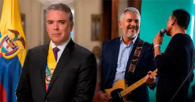 El exmandatario sorprendi� al interpretar el cl�sico del rock.