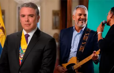 El exmandatario sorprendi� al interpretar el cl�sico del rock.