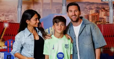 �Hijo de Lionel Messi en el Barcelona?