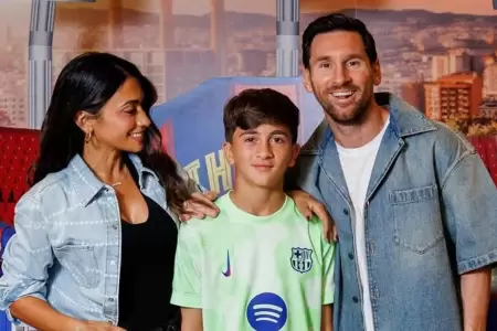 �Hijo de Lionel Messi en el Barcelona?