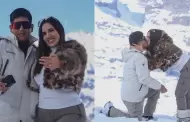 ¡Darinka Ramírez rumbo al altar! Empresario le dio anillo de compromiso en viaje a la nieve: "Dije que sí"
