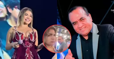 Filtran nuevo video del presunto acoso a Naldy Salda�a en La Bella Luz