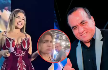 Filtran nuevo video del presunto acoso a Naldy Salda�a en La Bella Luz