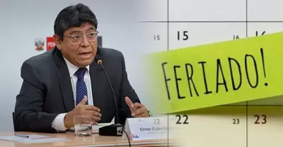 Feriados ya no pasar�an a los viernes, sino a los lunes.