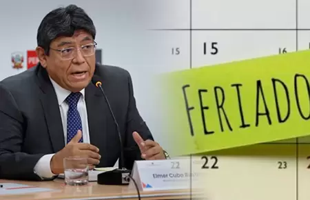 Feriados ya no pasar�an a los viernes, sino a los lunes.