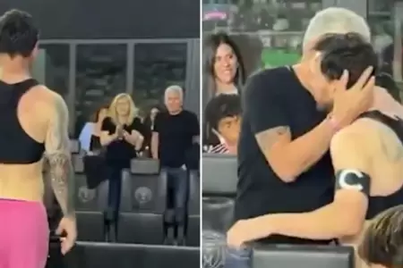 Messi y el �ltimo partido ante su padre
