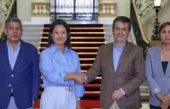 Keiko Fujimori se reunió con fiscal de la nación y ministros para coordinar acciones contra la delincuencia
