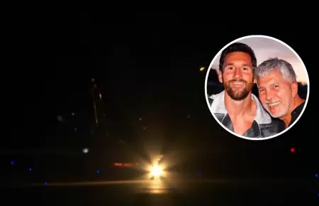 Lionel Messi lleg� a Rosario para darle el �ltimo adi�s a su padre