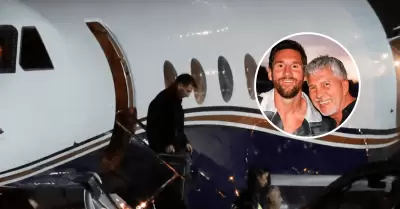 Lionel Messi lleg� a Rosario para darle el �ltimo adi�s a su padre Jorge Messi