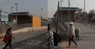 Estaciones del Tramo Norte del Metropolitano no operan