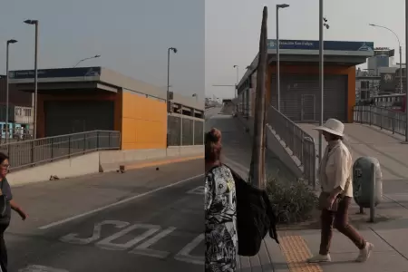 Estaciones del Tramo Norte del Metropolitano no operan