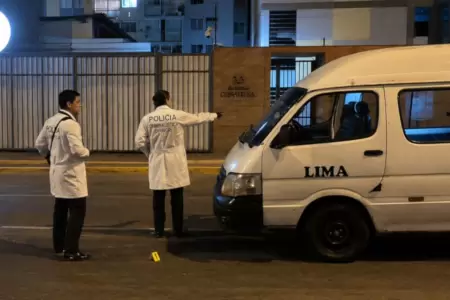 Conductor de una combi informal fue atacado a balazos por presuntos sicarios