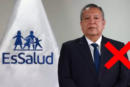 Jaime Moreno es destitu�do como presidente de EsSalud
