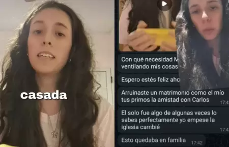 T�a se burlaba de sus videos y sobrina la expuso por infidelidad