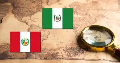 Per� tiene una bandera gemela dentro de Sudam�rica