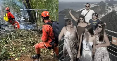 Familia viaj� a Brasil para celebrar cumplea�os de una de sus integrantes.