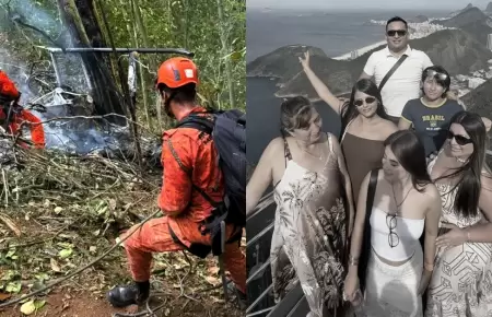 Familia viaj� a Brasil para celebrar cumplea�os de una de sus integrantes.