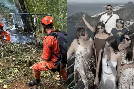 Familia viaj� a Brasil para celebrar cumplea�os de una de sus integrantes.