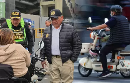 C�sar Astudillo particip� de operativo en La Victoria.