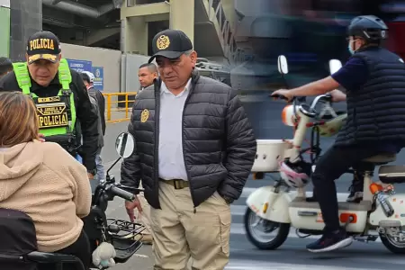 C�sar Astudillo particip� de operativo en La Victoria.
