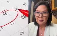 Feriados pasarán a los lunes: Keiko Fujimori ratifica propuesta anunciada por el MEF