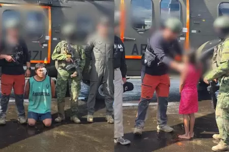 Autoridades siguieron rastro de un intercambio de menores en la zona.