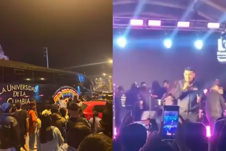 Armon�a 10 abandona concierto en Manchay tras presunta balacera