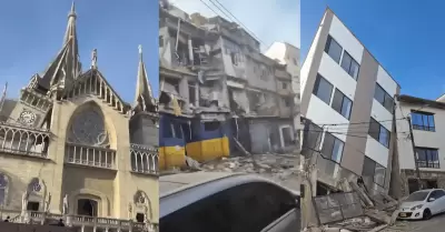 Terremoto de 7.4 en Colombia provoca que varios edificios se desplomen