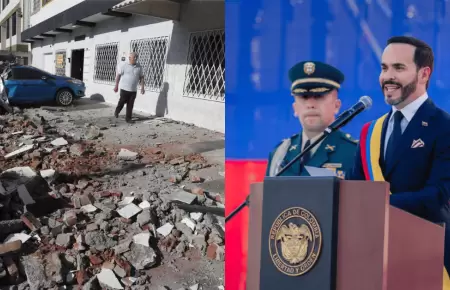 Presidente de Colombia emite mensaje tras terremoto