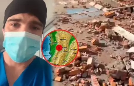 Terremoto en Colombia: M�dico pide ayuda urgente para evacuar pacientes.
