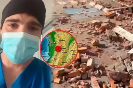 Terremoto en Colombia: M�dico pide ayuda urgente para evacuar pacientes.