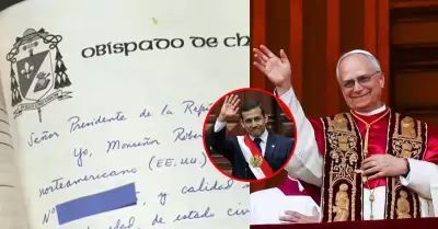 Carta que envi� papa Le�n XIV a Ollanta Humala