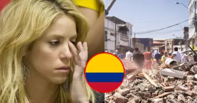 Shakira env�a mensaje por terremoto de Colombia