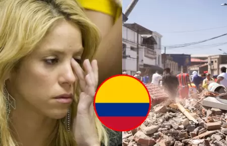 Shakira env�a mensaje por terremoto de Colombia