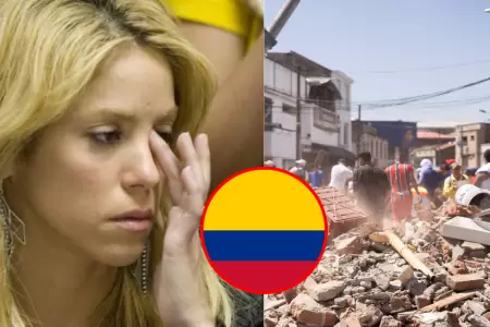 Shakira env�a mensaje por terremoto de Colombia