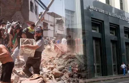 La Canciller�a se pronunci� ante sismo en Colombia.