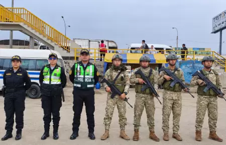 Plan escudo resguarda en paraderos