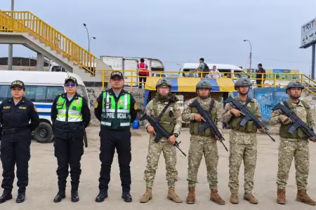 Plan escudo resguarda en paraderos