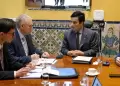 Carlos Esp� se reuni� con embajador de Rusia por peruanos afectados en la guerra contra Ucrania
