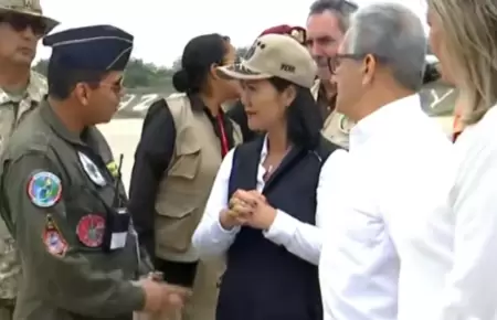 Presidenta Keiko Fujimori lleg� a Chiclayo