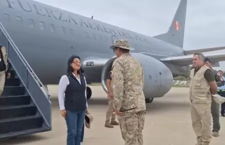 Presidenta Keiko Fujimori lleg� a Chiclayo