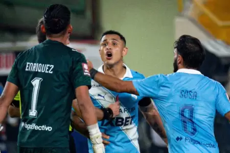 Discusi�n entre Yoshimar Yot�n y Diego Enr�quez