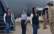 Presidenta Keiko Fujimori llegó a Lambayeque para supervisar trabajos de preparación ante el fenómeno El Niño